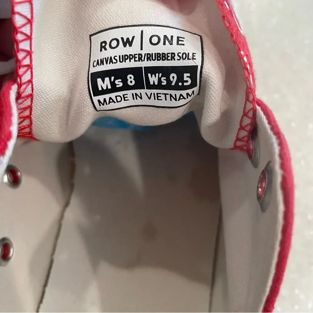 Washington Nationals Sneakers‎ Shoes Unisex Size M 8 W 9.5 Red Baseball Sports